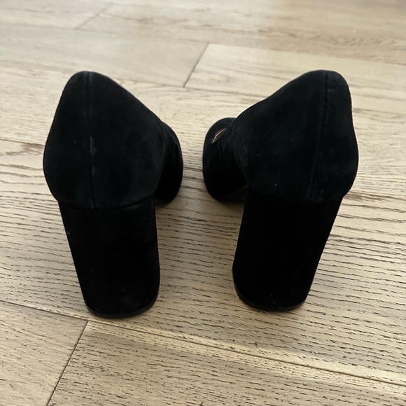 Black suede Cole Haan heels - Picture 2 of 6